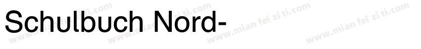 Schulbuch Nord字体转换
